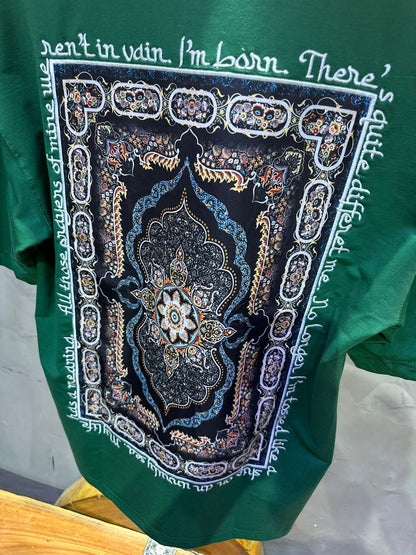 T SHIRT OVERSIZE RESPIRE GREEN 4208