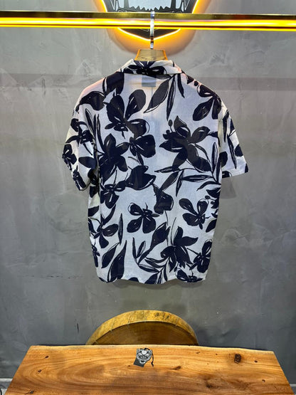 CHEMISE FLOWER BLUE 1265