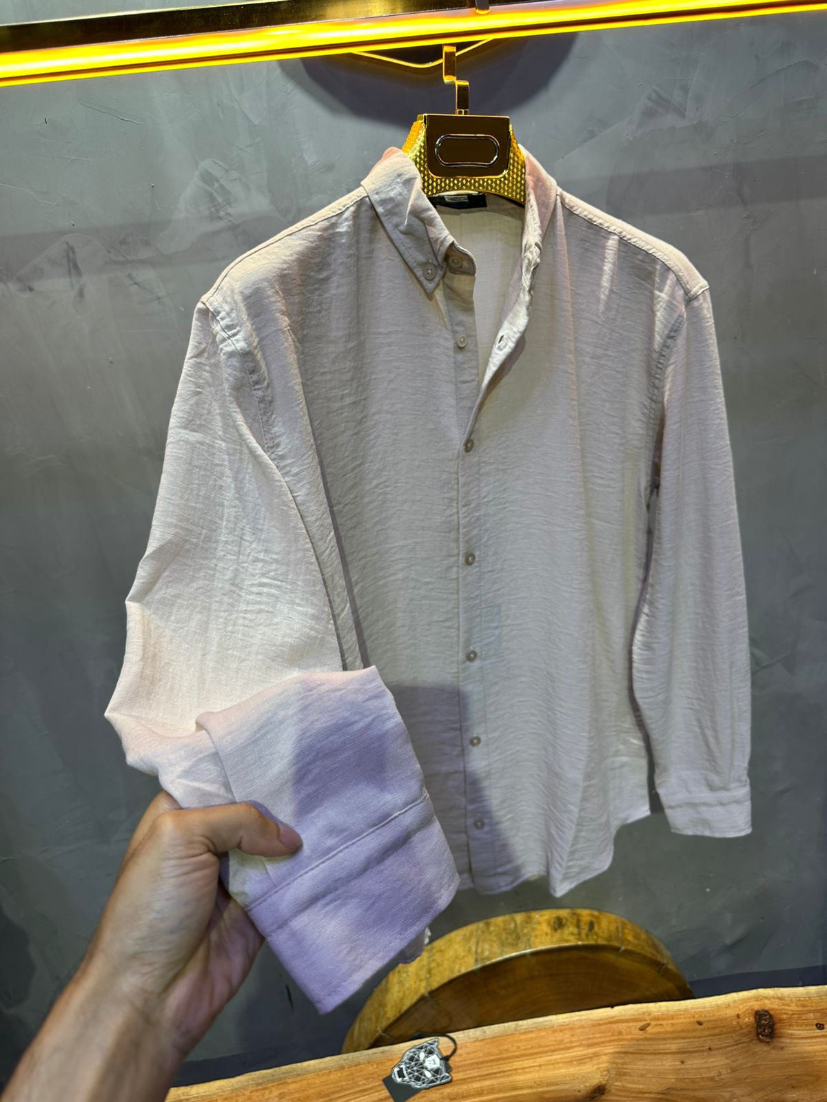 CHEMISE MARRAKECH BEIGE 4026