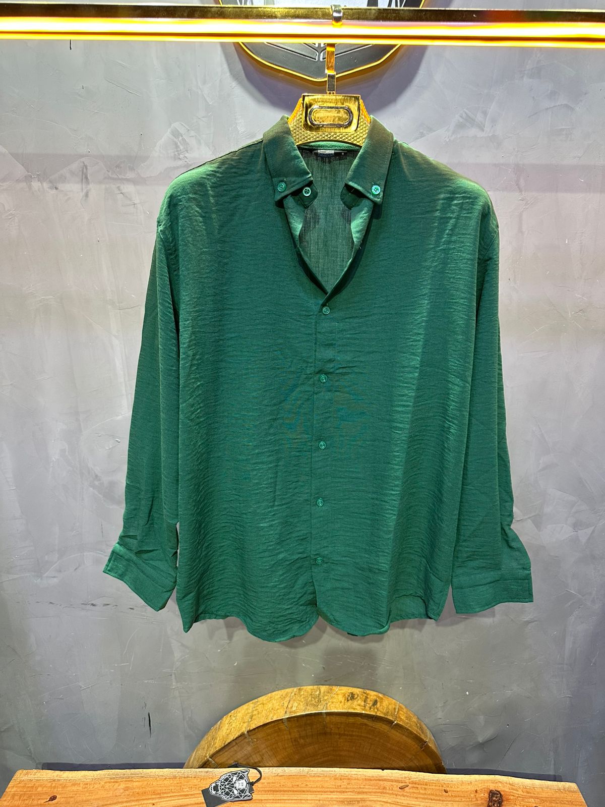 CHEMISE MARRAKECH GREEN 4026