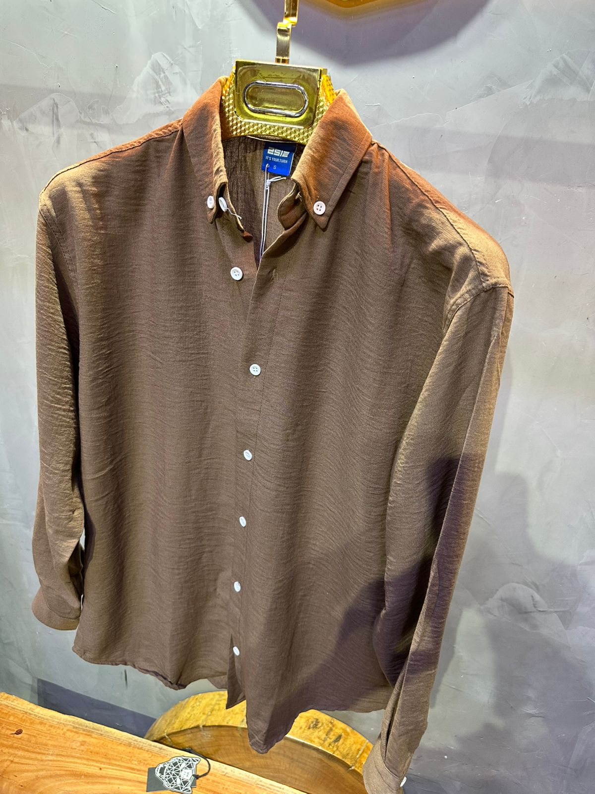 CHEMISE MARRAKECH BROWN 4026