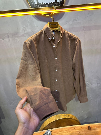 CHEMISE MARRAKECH BROWN 4026