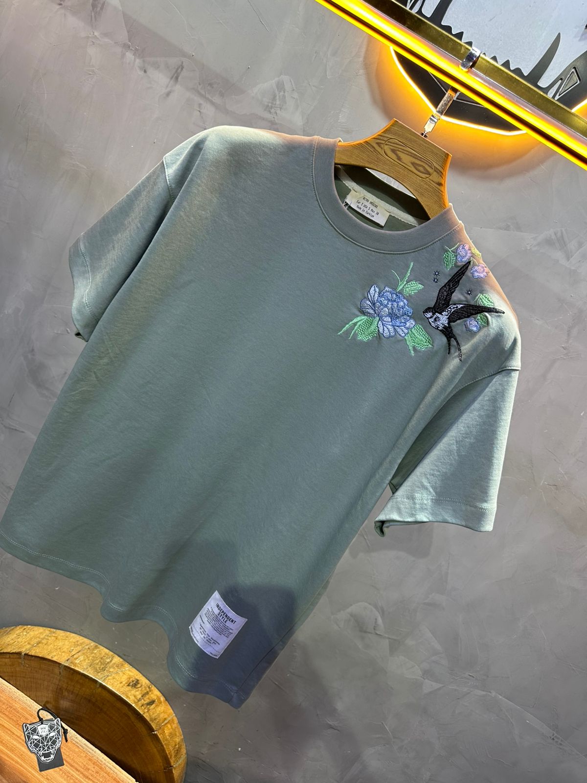 T-SHIRT RETRO GREEN 2540