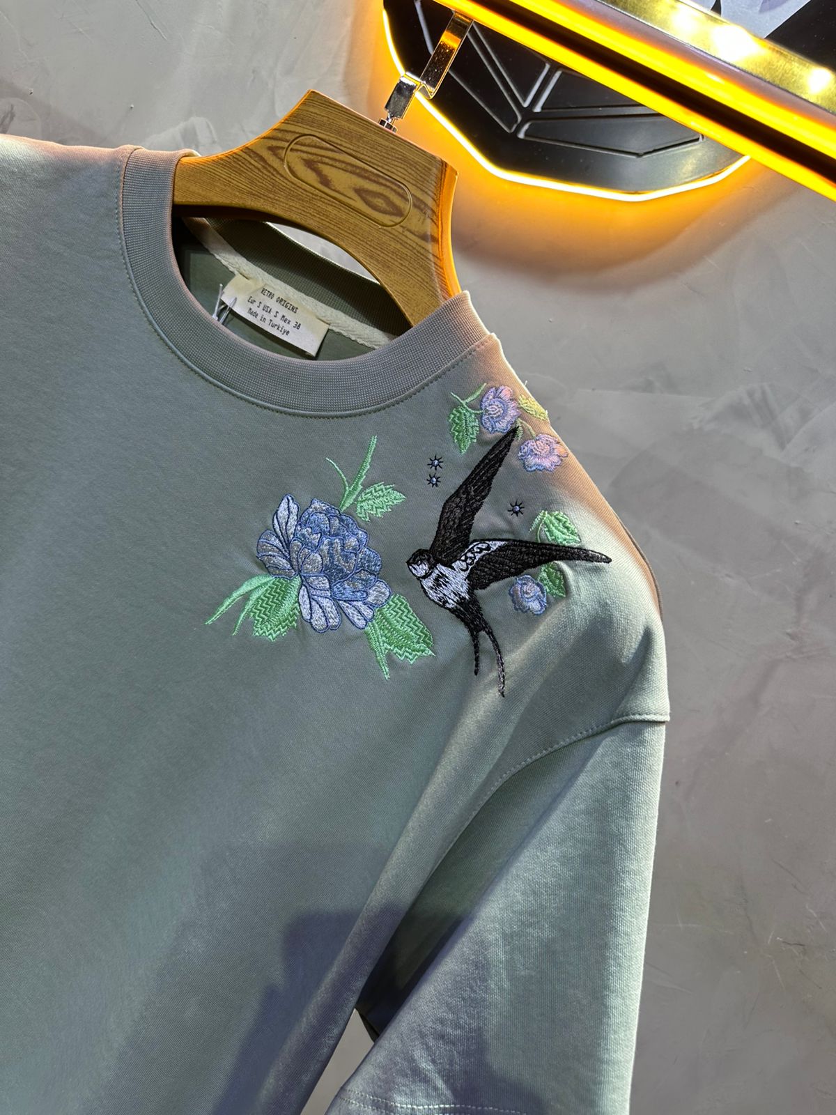T-SHIRT RETRO GREEN 2540