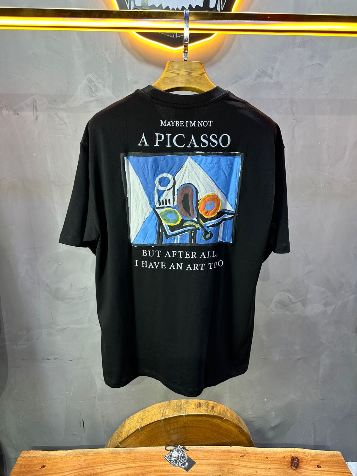 T-SHIRT RETRO BLACK 1261