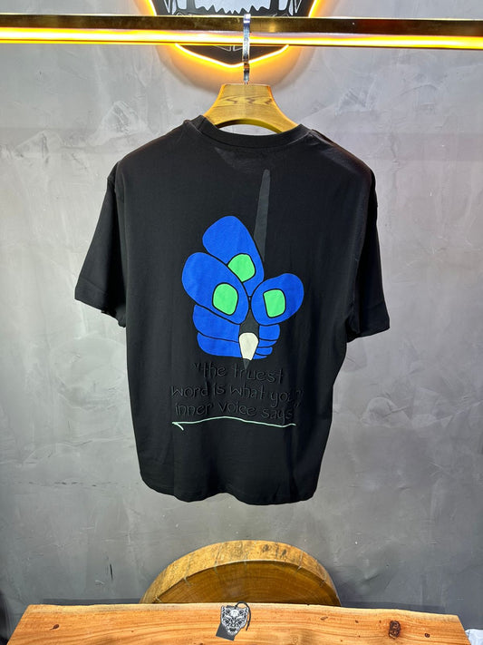 T-SHIRT RETRO BLACK 1246