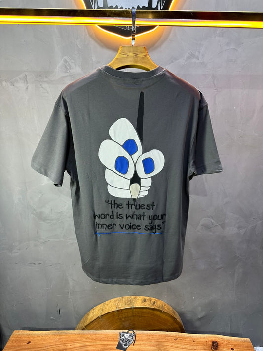 T-SHIRT RETRO GREY 1246