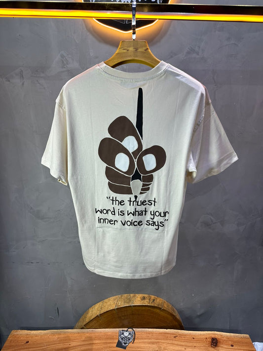 T-SHIRT RETRO BEIGE 1246