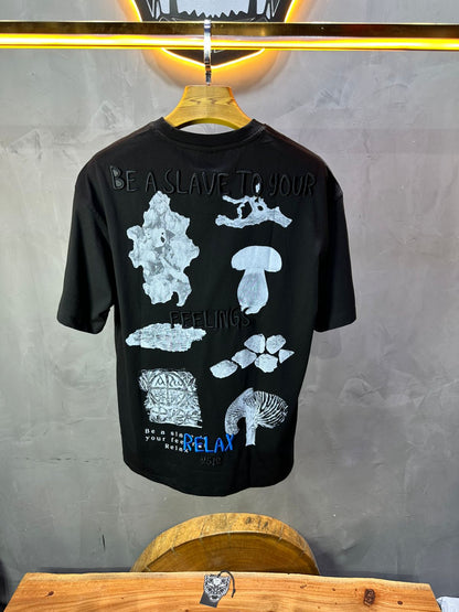 T-SHIRT RETRO BLACK 1209