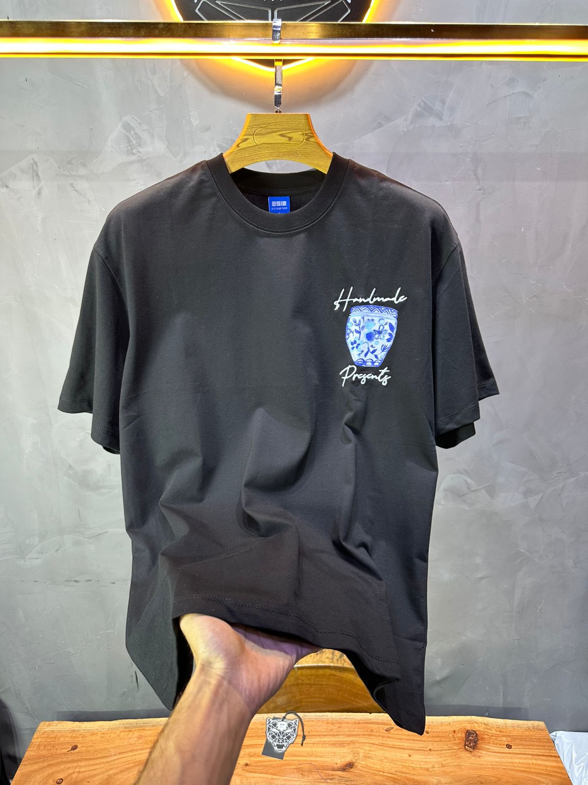 T-SHIRT RETRO BLACK 1209