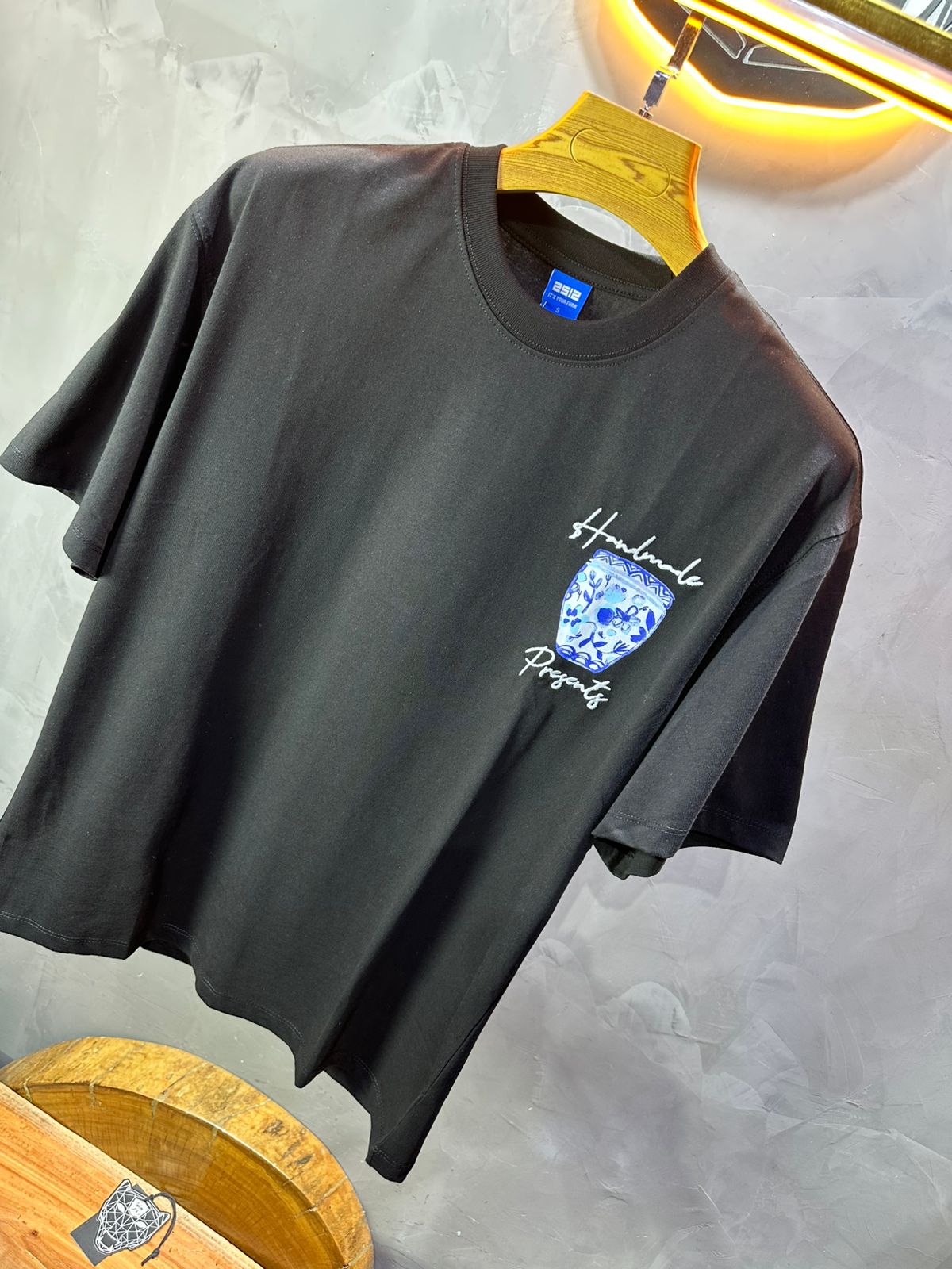 T-SHIRT RETRO BLACK 1209