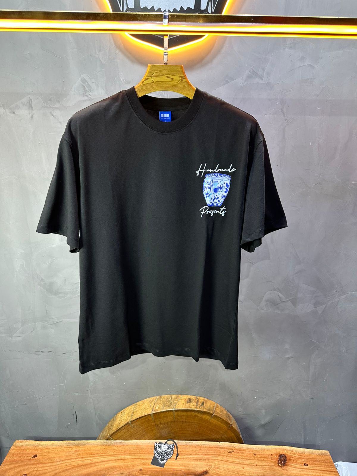 T-SHIRT RETRO BLACK 1209