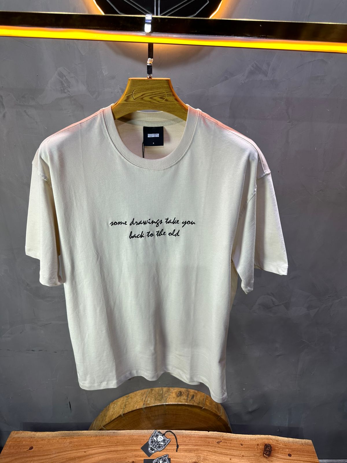 T-SHIRT RETRO BEIGE 1247