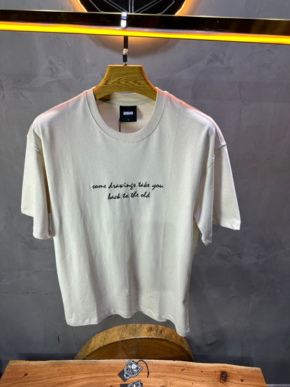T-SHIRT RETRO BEIGE 1247