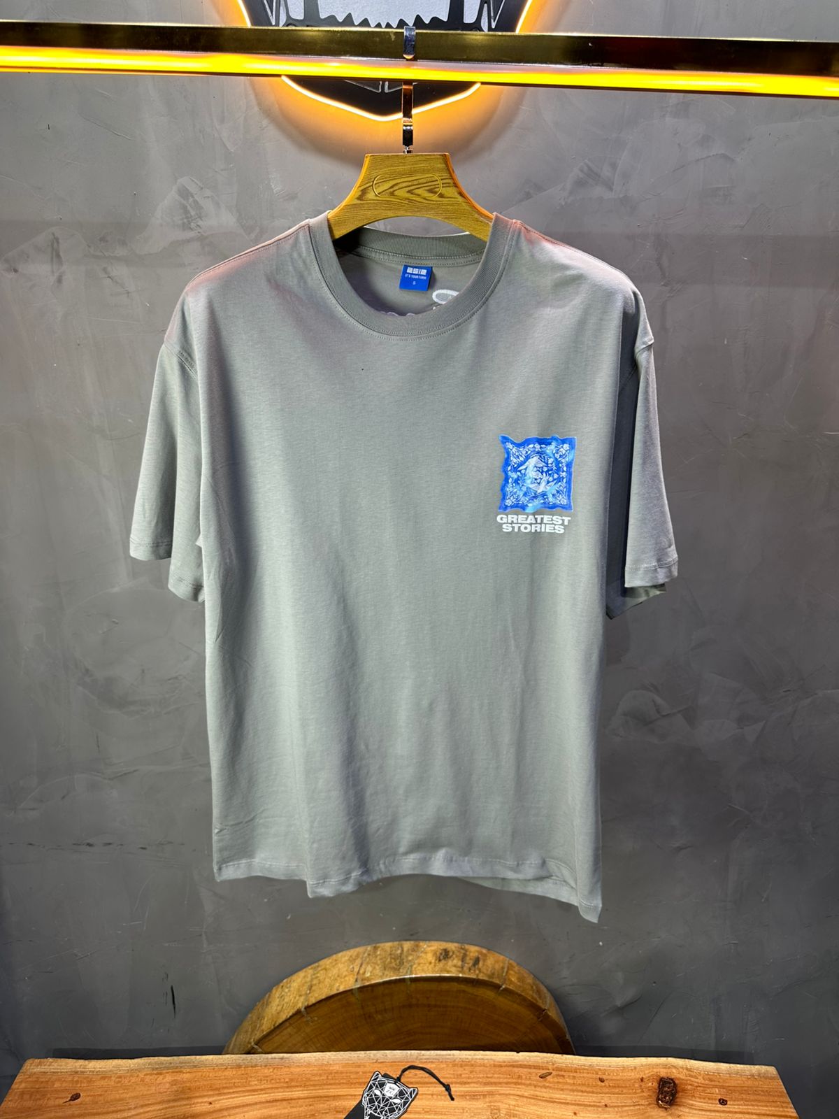 T-SHIRT RETRO GREY 1230