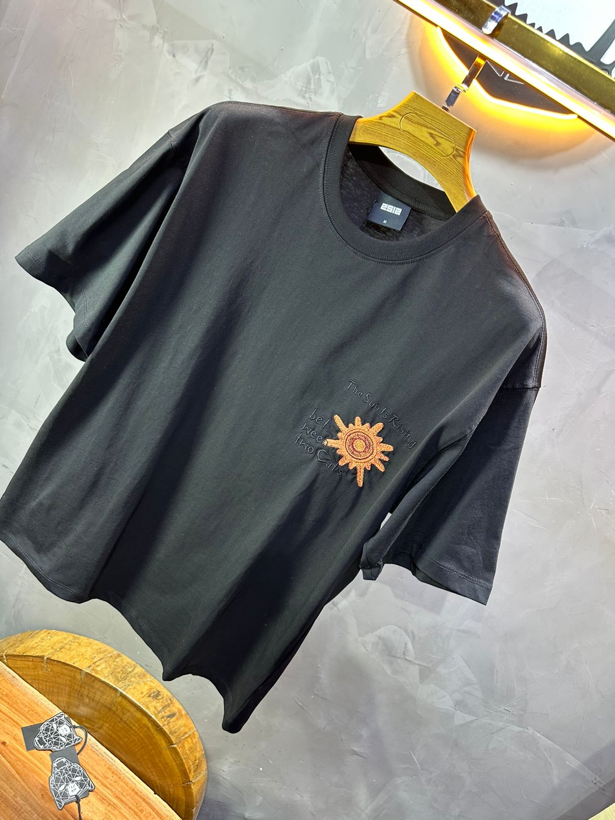 T-SHIRT RETRO BLACK 1245