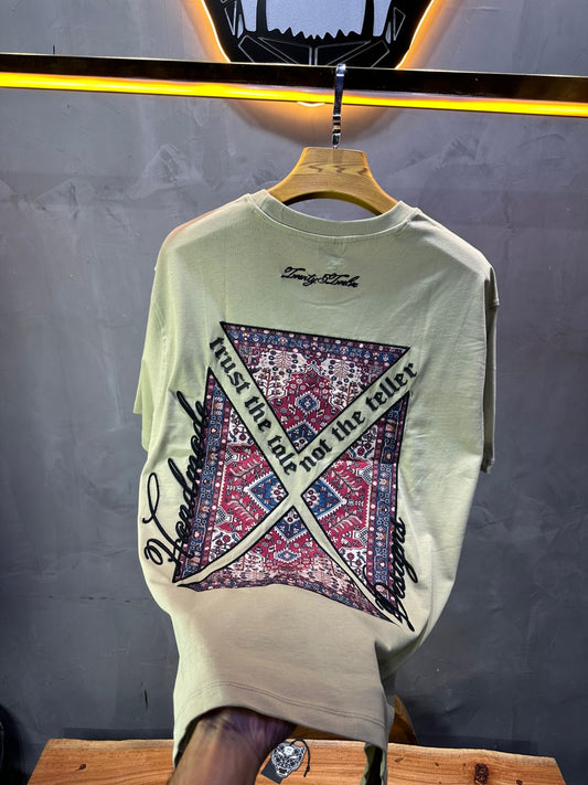 T-SHIRT RETRO GREEN 1215