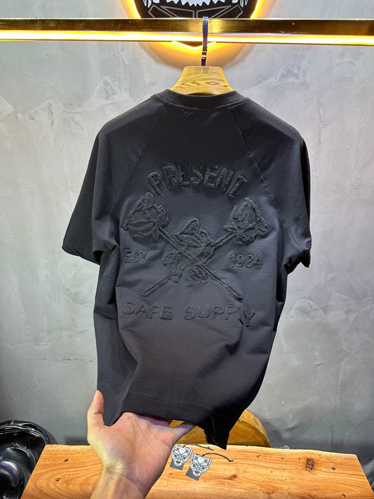 T-SHIRT RETRO BLACK 2528