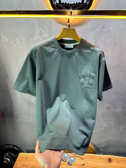 T-SHIRT RETRO GREEN 2528