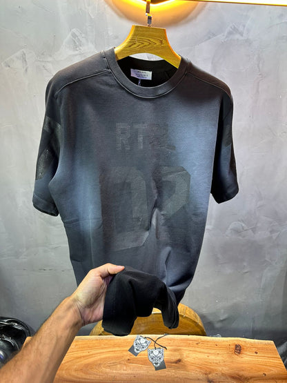 T-SHIRT RETRO BLACK 2510