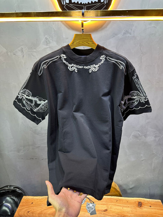 T-SHIRT RETRO BLACK 2527