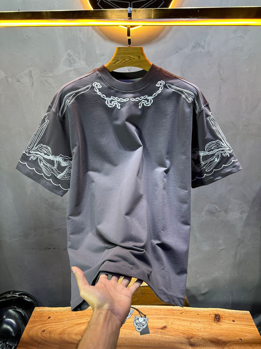 T-SHIRT RETRO GREY 2527