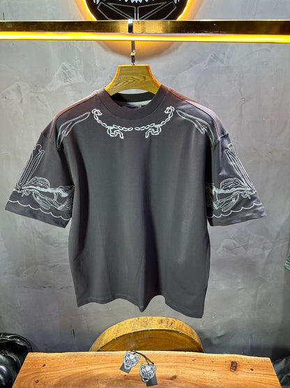 T-SHIRT RETRO GREY 2527