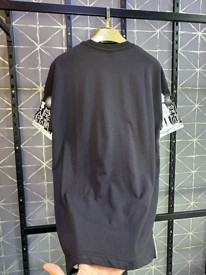 T-SHIRT OVERSIZE BALCK BRS047