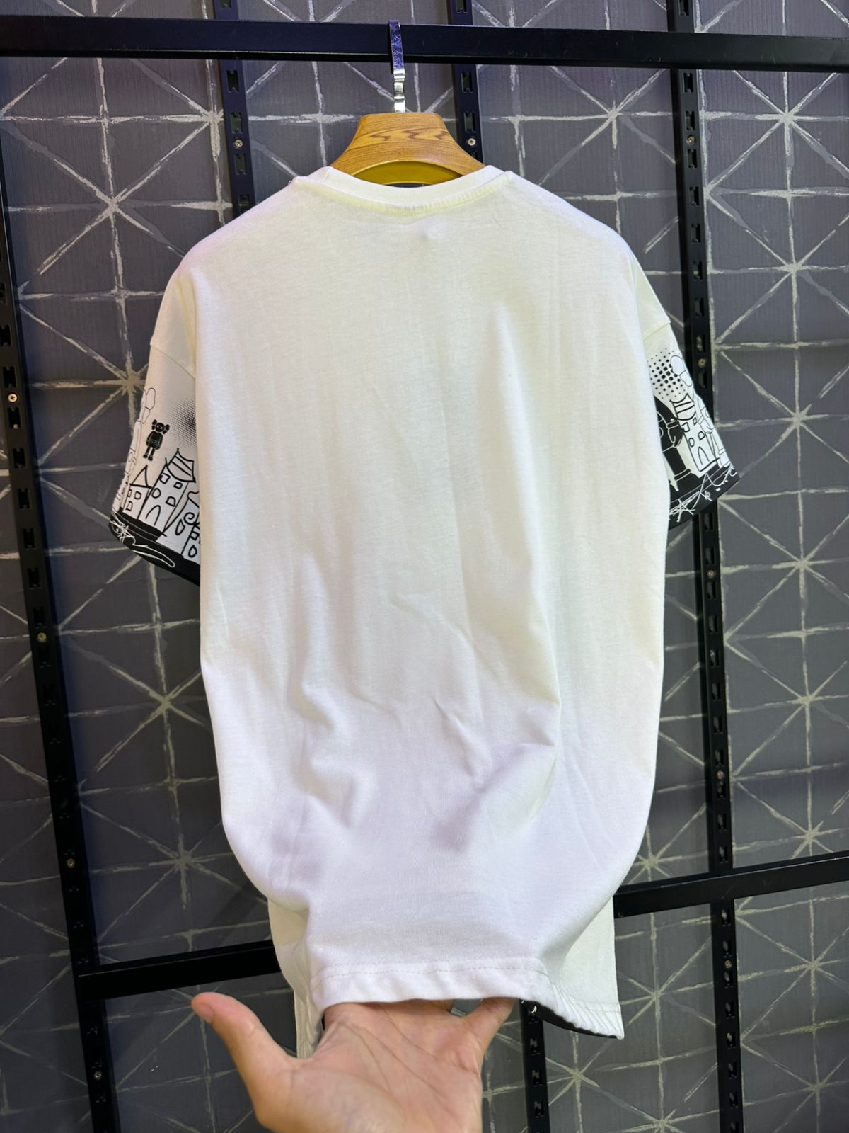 T-SHIRT OVERSIZE WHITE BRS047