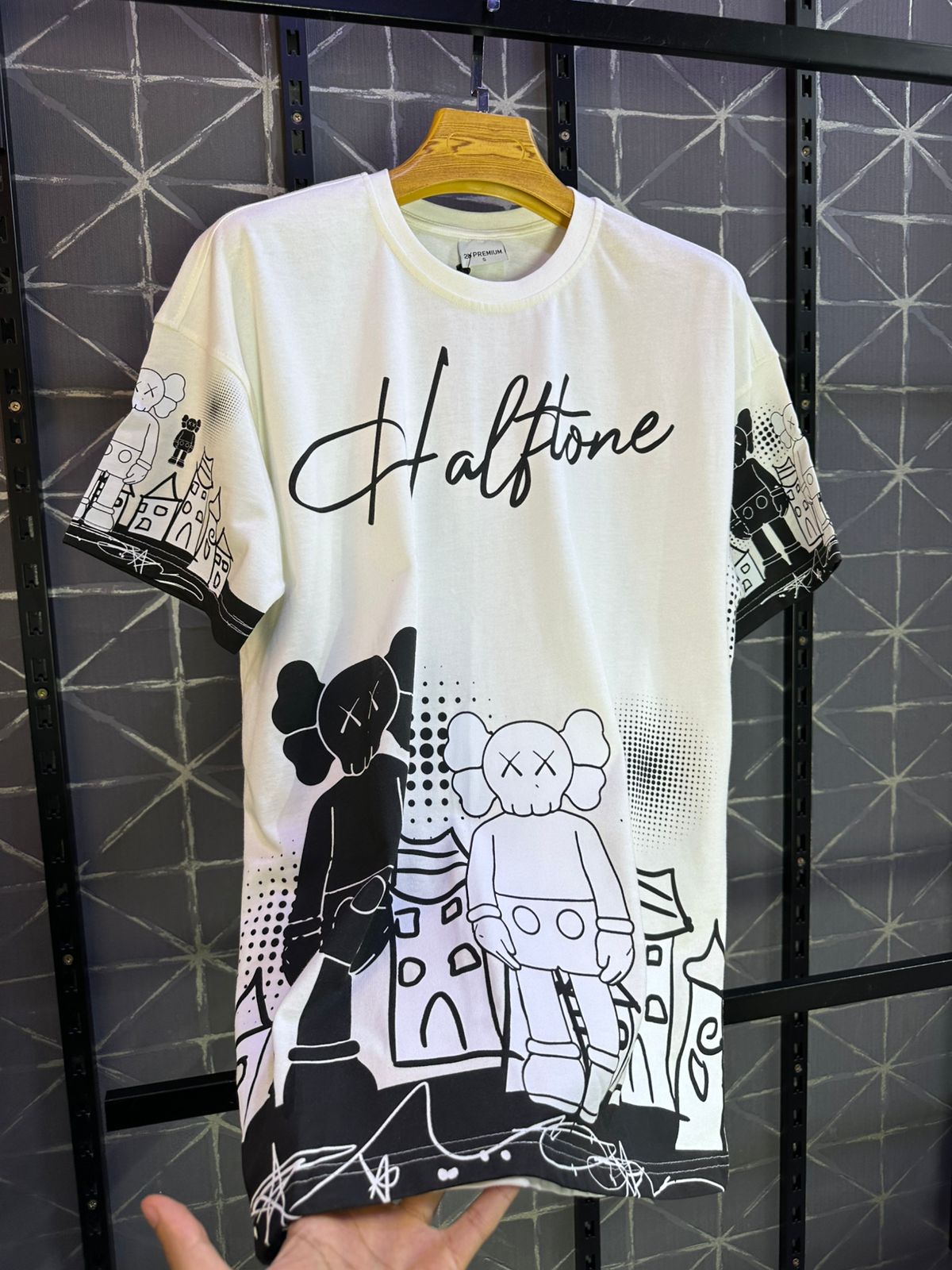 T-SHIRT OVERSIZE WHITE BRS047