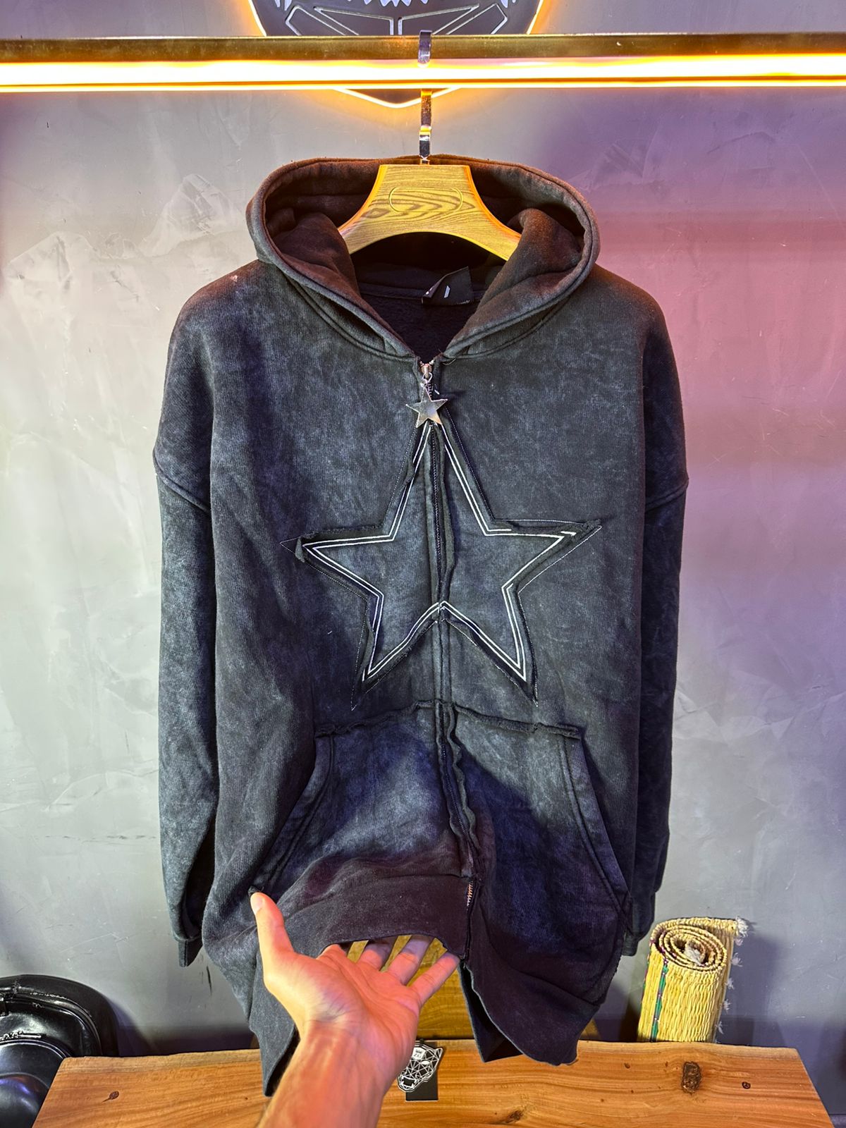 HOODIE THEDAD GREEN 100