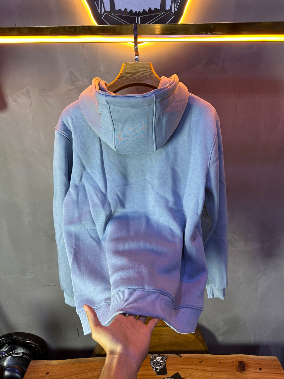 HOODIE MECANIC BLUE SIMPLE 101