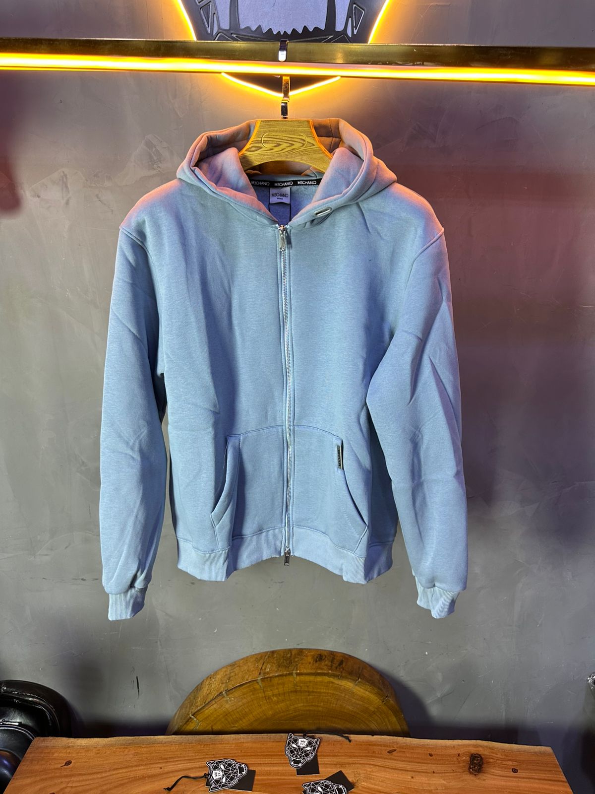 HOODIE MECANIC BLUE SIMPLE 101