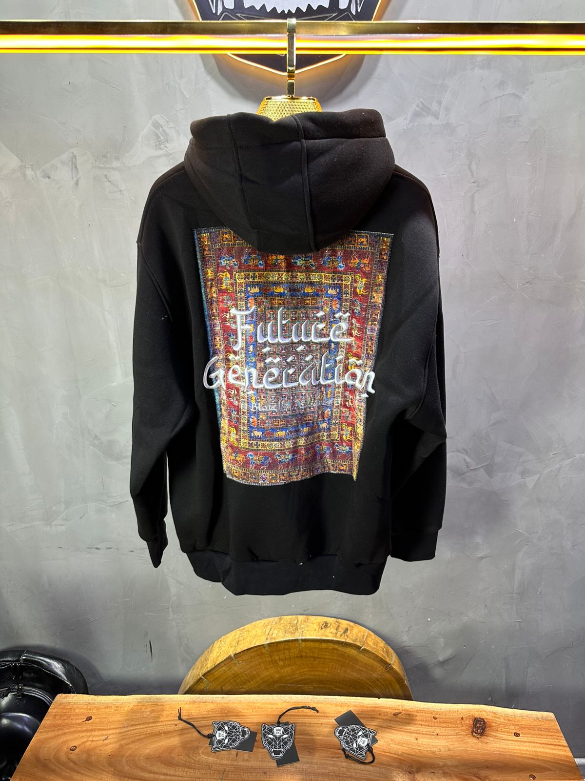 CAPUCH OVERSIZE BLACK H39