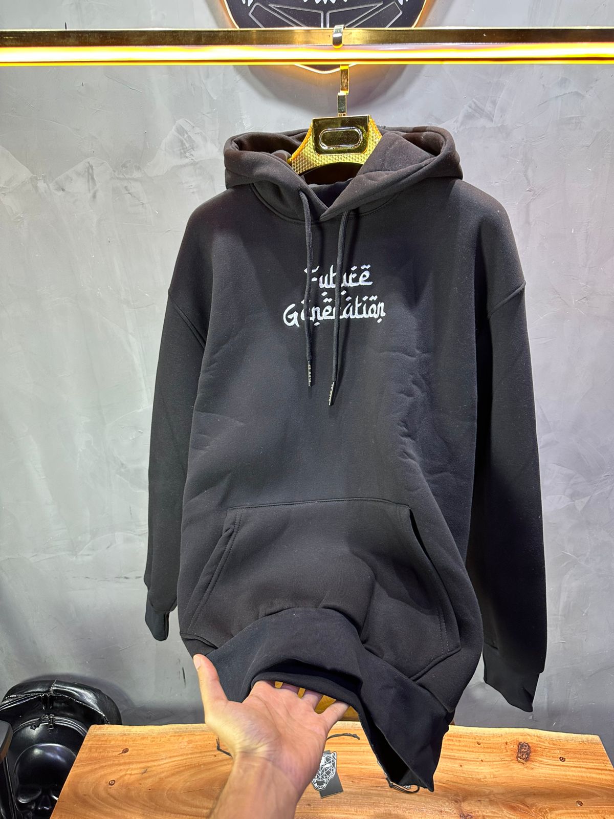 CAPUCH OVERSIZE BLACK H39