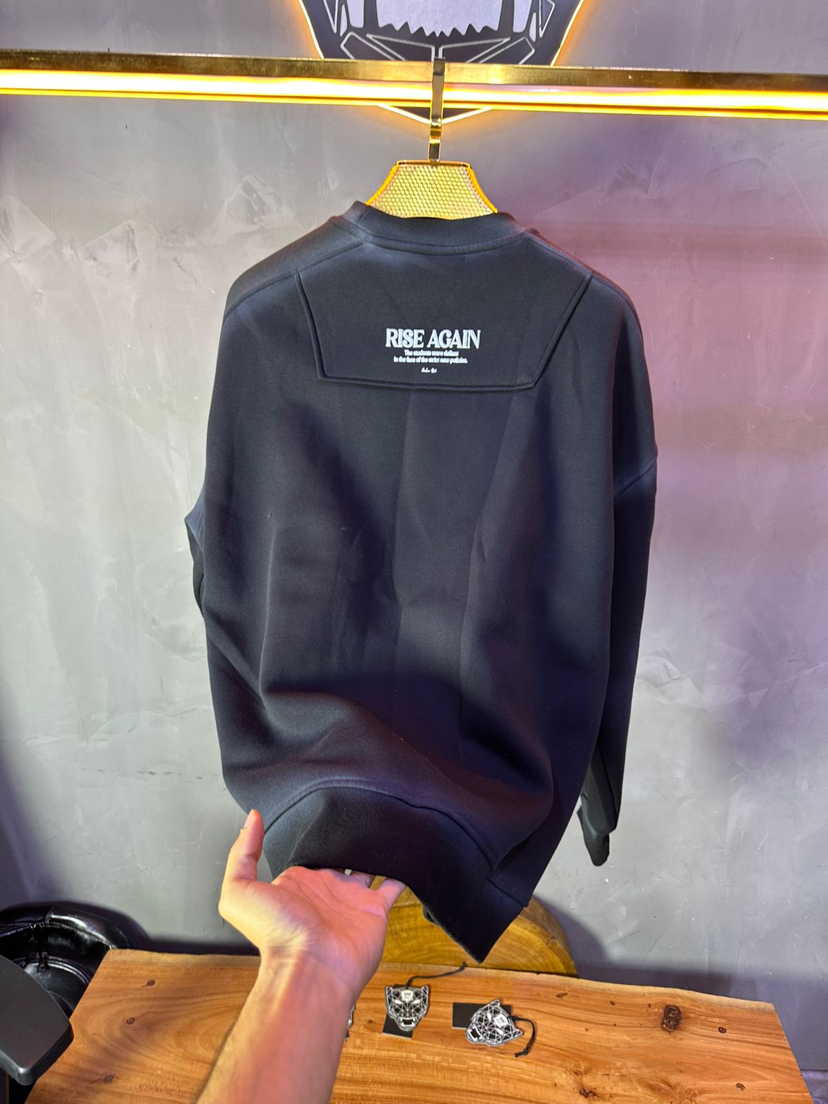 SWEAT MECANIC BLACK MCH64