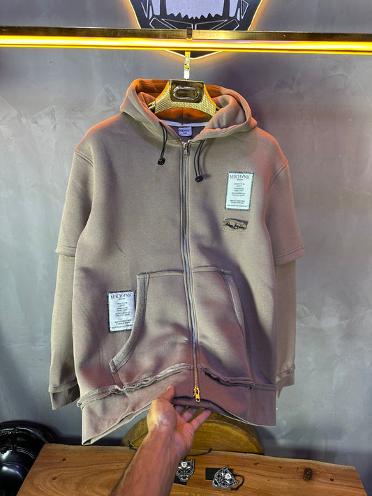 HOODIE MECANIC BROWN MCH74