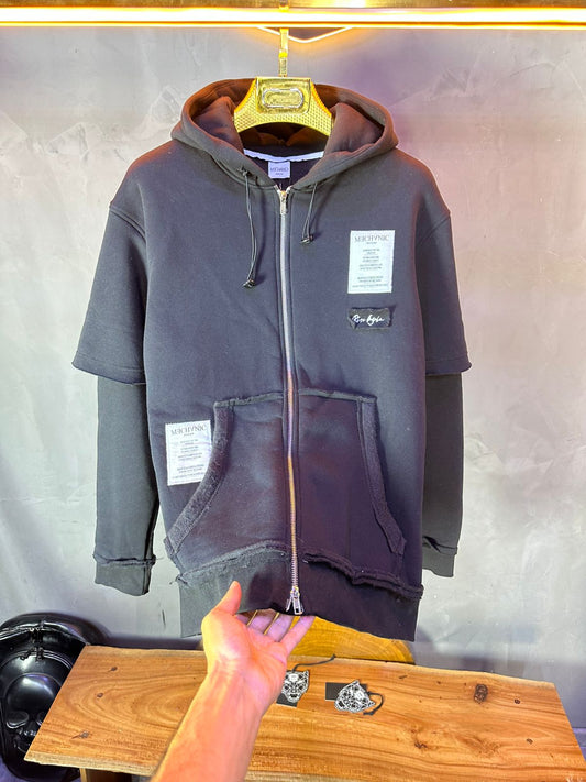HOODIE MECANIC BLACK MCH74