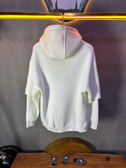 HOODIE MECANIC WHITE MCH83