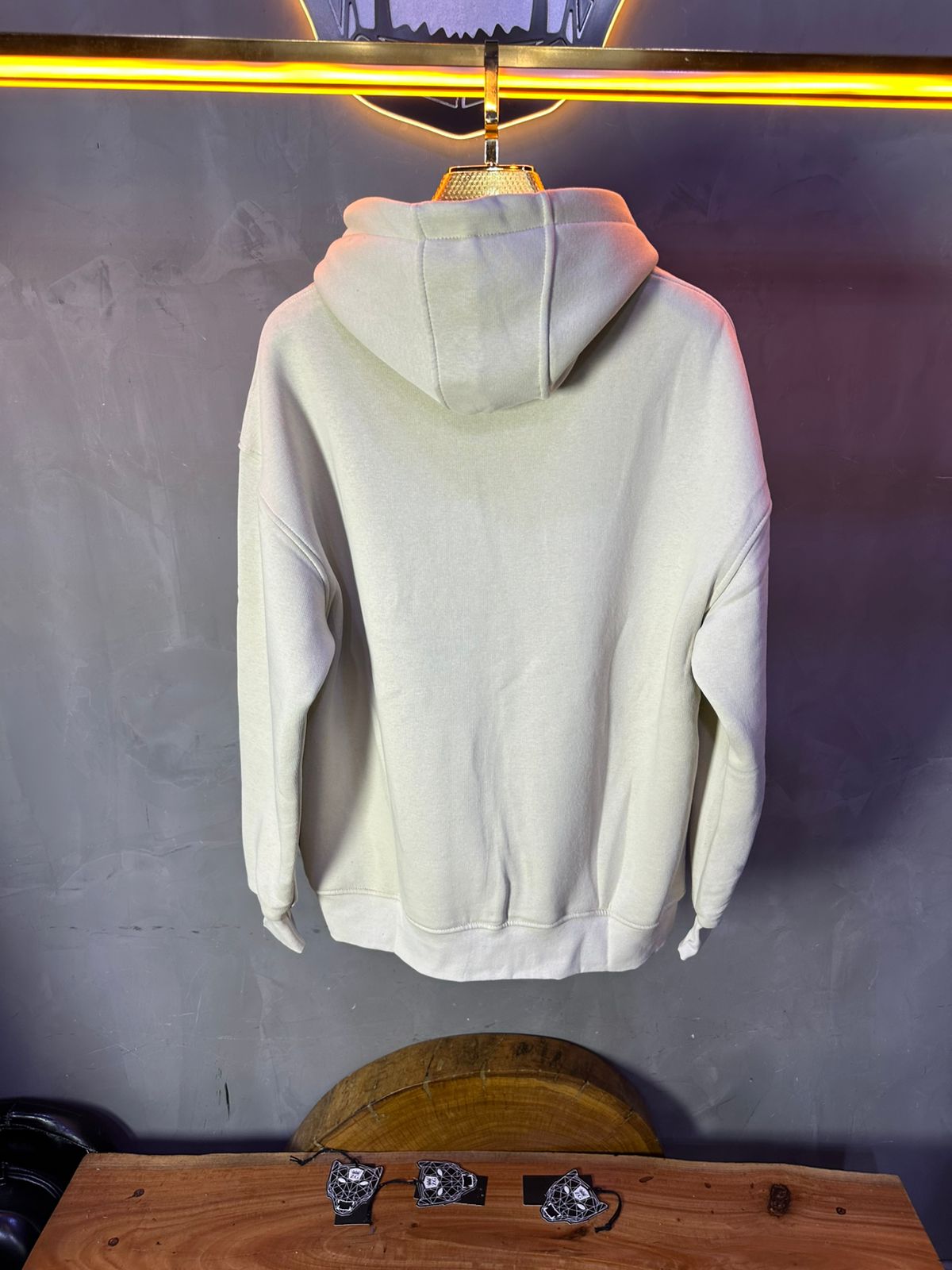 HOODIE MECANIC BEIGE MCH100