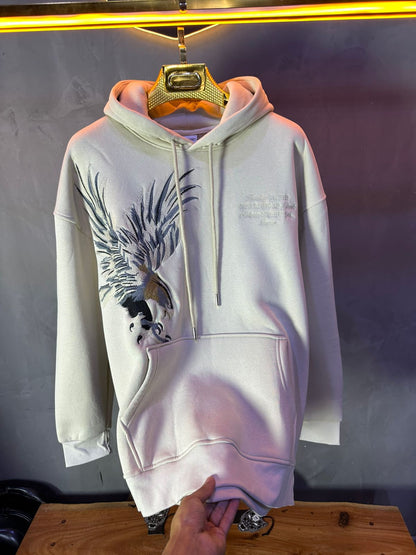 HOODIE MECANIC BEIGE MCH100