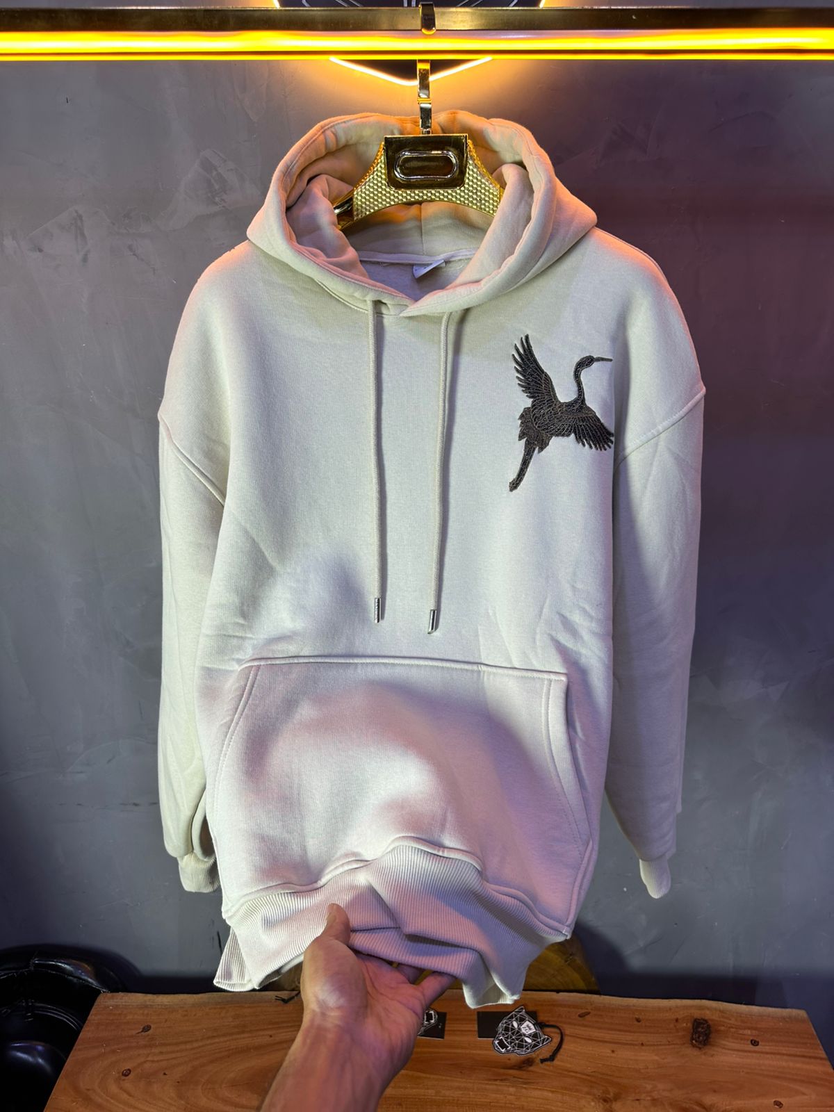 HOODIE MECANIC BEIGE MCH39