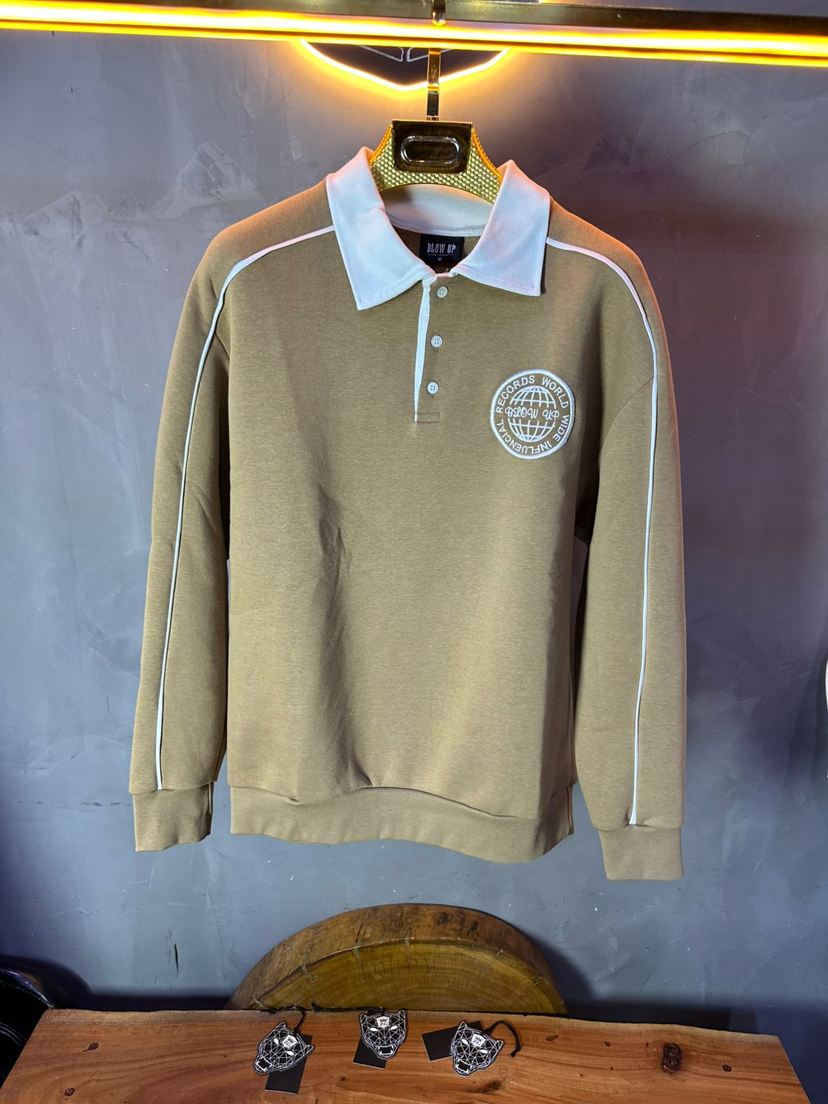 SWEAT BLOW UP BROWN ET01