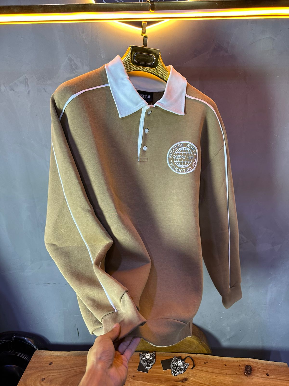 SWEAT BLOW UP BROWN ET01