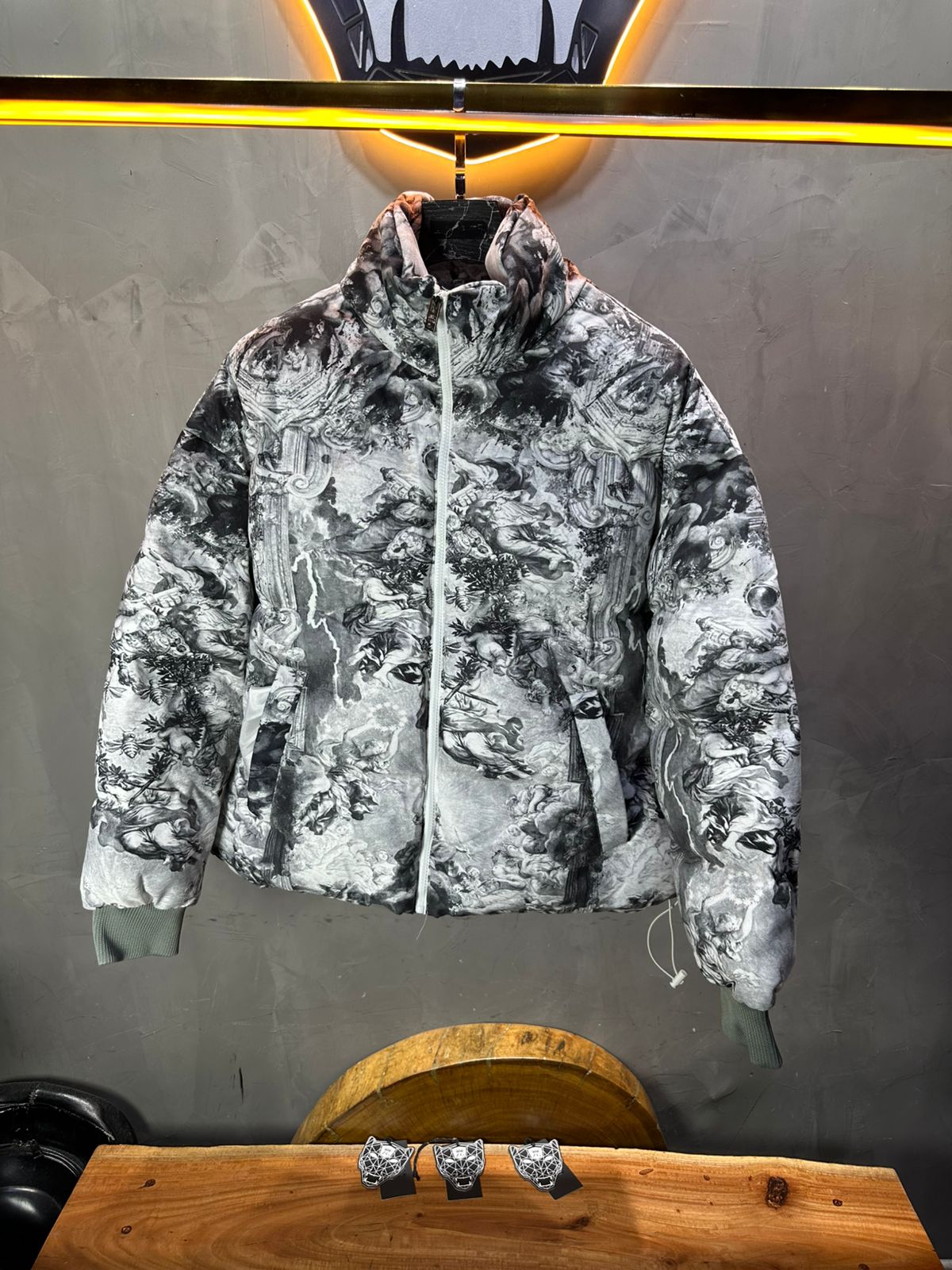 PUFER JACKET DIGITAL STYLE WHITE 5668