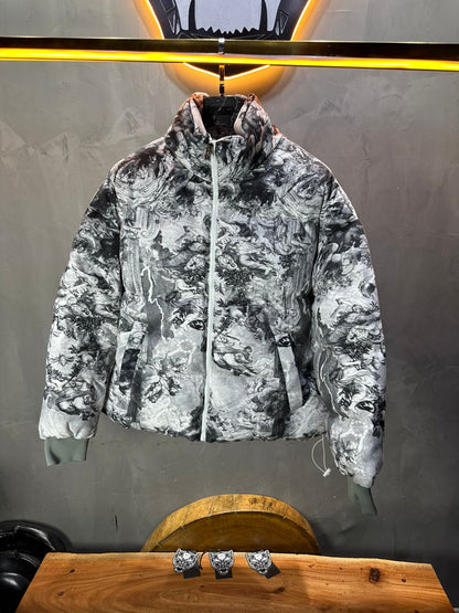 PUFER JACKET DIGITAL STYLE WHITE 5668