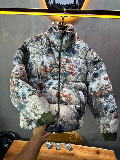 PUFER JACKET DIGITAL STYLE WHITE 5668
