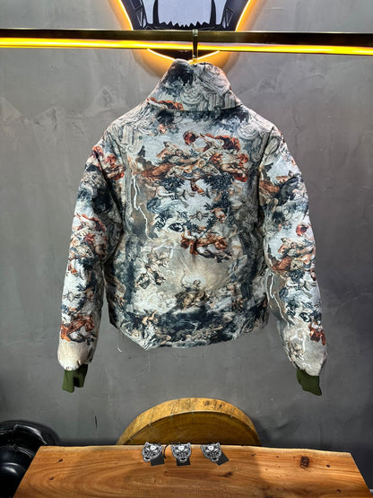 PUFER JACKET DIGITAL STYLE WHITE 5668