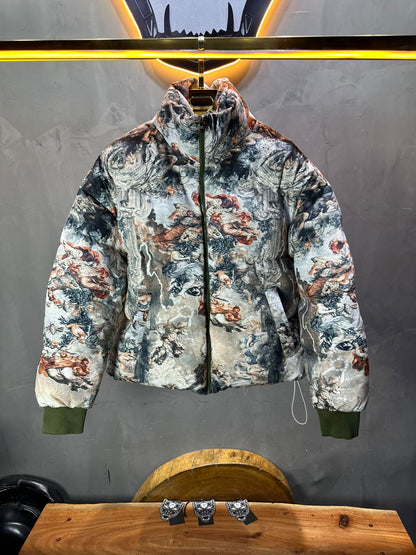 PUFER JACKET DIGITAL STYLE WHITE 5668