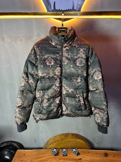 PUFER JACKET DIGITAL STYLE BLACK 5663